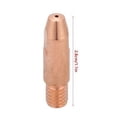 thumbnail image 4 of Pointe de Contact en Cuivre M6 pour Torche de Soudage 24KD MIG/MAG 0.8/1.0/1.2mm, 4 of 10