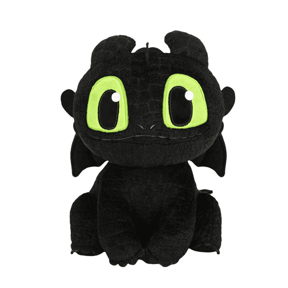 How to Train Your Dragon Toothless Plush Toy, 7.9 Inch Sitting Night Fury Dragon Stuffed Animal, Collectible Gift