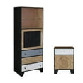 thumbnail image 1 of Progressive Furniture A806-69 Table de Chevet Multicolore & Noir, 1 of 1
