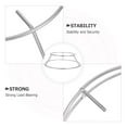 thumbnail image 2 of Soporte redondo de acero inoxidable para calderas, ideal para acampar al aire libre, cocinar en fogatas y organizar cocinas portátiles para uso doméstico, 2 of 8