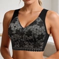 thumbnail image 5 of Minimizer Bras for Women Lightweight Full Coverage Floral Lace Racerback Push Up Bra, 5 of 6