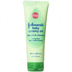 Johnson's Baby Creamy Oil with Aloe Vera & Vitamin E, 8 Oz - Walmart.com - Walmart.com Johnson's Baby Creamy Oil with Aloe Vera & Vitamin E, 8 Oz - Walmart.com - Walmart.com