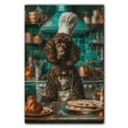 thumbnail image 3 of Funny Dog Kitchen Wall Art - Dining Room Wall Decor - Irish Water Spaniel Cooking Food Canvas Prints for Farmhouse Kitchen Decor, Modern Restaurant Painting Artwork, 3 of 6
