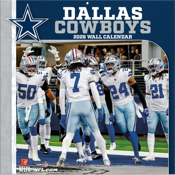 Dallas Cowboys 2026 12M Turner Wall Calendar - Pf