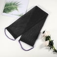 thumbnail image 6 of Unique Bargains 1 Pc Bath Brush Long Bath Towel Shower Brush Nylon 29.92"x5.51" Black, 6 of 6