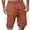 #Orange, variant on DPTALR George Men's Cargo Shorts,Stretch Waist ,Knee Length Lightweight,Work Hiking Bermuda Shorts with Pockets,Bronze,Big and Tall Men L