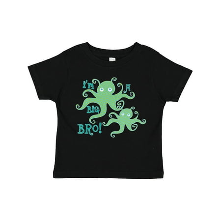 

Inktastic I m a Big Bro Octopus Cute Brother Gift Toddler Boy Girl T-Shirt