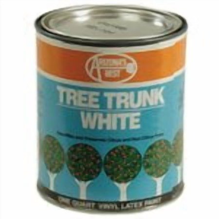 GRO-WELL Tree Paint AZP30011 - Liquid, White, Satin Finish - 1 Qt — Interior & Exterior Use, Professional Finish
