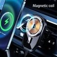 thumbnail image 4 of COM1950s Wireless Car Charger, Wireless Car Charger Mount, 15W Car-Shaped Car Magnetic Wireless Charger Magnetic Bracket Compact High Temperature Resistance, Car Phone Mount Wireless Charger, 4 of 6