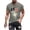 Gray, variant on BiZtdJrK 4th of July T Shirt for Men Short Sleeve Novelty Print Tshirts Big and Tall Patriotic Tees Black L