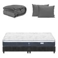 thumbnail image 1 of Colchón King Size Dover Spring Air + Box + Almohadas 2Pack + Edredón Homy, 1 of 7