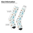 thumbnail image 2 of Susaid Lighthouse And Sea Print Thermal Winter Socks for Men and Women, Warm Crew Hiking Socks, for Boots and Outdoor Activities, 2 of 6