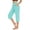 Mint Green, variant on Women's Summer Cropped Pants with Pockets Casual Mint Green S