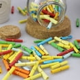 thumbnail image 4 of 140 mini rollos de papel de colores surtidos para escribir mensajes en una botella, ideal para amistad, cumpleaños, regalos, bodas y decoración de fiestas, 4 of 8