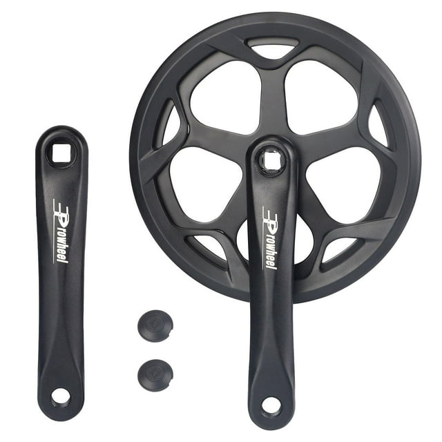Juego de bielas para bicicleta Zulema de Aleación de aluminio de 170 mm de una sola velocidad 48T