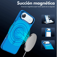thumbnail image 3 of Funda Case Deluxe para iPhone AIR AZUL Uso Rudo Compatible con MagSafe, Protección Antigolpes Resistente, PC + TPU, Diseño Elegante y Duradero, 3 of 7