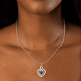 thumbnail image 5 of Infinity Heart 925 Silver Blue Sapphire Pendant Gift For Bridal Shower || Ali Baba Jewellery, 5 of 5