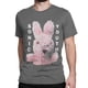 thumbnail image 3 of Camiseta de moda con conejito rosa para hombre y mujer, cuello redondo, 100 % algodón, camiseta de banda de rock punk de Sonic Youth, ropa recién llegada, 3 of 5