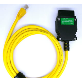 Be in Your Mind Enet OBD2 Câble RJ45 2 m Câble Ethernet Connecteur Outils  vers Interface OBDII Diagnostic Codage Voiture Série F pour Diagnostic