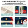 thumbnail image 3 of Santa Claus Travel Portable Square Jewelry Organizer with Storage Box | Jewelry Display and Box for Rings, Earrings, Necklaces, Bracelets - Suitable for Girls and Women, 3 of 6