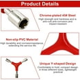 thumbnail image 3 of ABCISI 4Pcs Y-Shaped 3 Way Socket Wrench, Bike Repair Tools Triangle Allen Wrench Outer Spanners 4/5/6mm Bike Bicycle Cycling Wrenches Y-Type 8/9/10mm, 3 of 9
