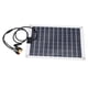 thumbnail image 2 of Panel solar de 16,5 x 10,6 pulgadas, conectores ricos, transmisión estable de 50 W, cargador de batería solar para dispositivos portátiles y de acampada, 2 of 15