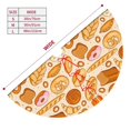 thumbnail image 3 of Pofeuu Various Bread Print Christmas Tree Skirt, Merry Christmas Skirt Xmas Tree Ornaments for Xmas Holiday Party Decorations-36", 3 of 7