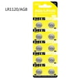 thumbnail image 3 of 10 Pieces LR1120 Alkaline Button Batteries 1.5V Capacity Replacement AG8/CX191/D381 for Various Electronic Devices, 3 of 7
