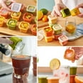 thumbnail image 7 of BinKFF Large Square Ice Cube Trays 6 Pack, Assorted Individual Ice Cube Trays with Removable Lid, Stackable Ice Tray Trays, Easy Release Ice Trays, Silicone Easy-Release, 7 of 7