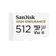 thumbnail image 1 of Tarjeta microSDXC SanDisk High Endurance Video 512GB C10 U3 V30, 1 of 3