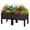2Pcs, variant on 2Pcs Plastic Raised Garden Bed, Garden Bed with Drainage Holes, Garden Raised Bed Elevated Patio Flower Pots, Plant Stand Planter Box for Growing Plants, Vegetables, Flowers and Herbs, Garden Tools