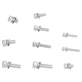 thumbnail image 4 of Juego de tornillos de acero inoxidable, tornillos con cabeza hexagonal de 136 piezas, tornillos de sujeción industriales con arandela de resorte, estándares líderes en la industria, 4 of 8