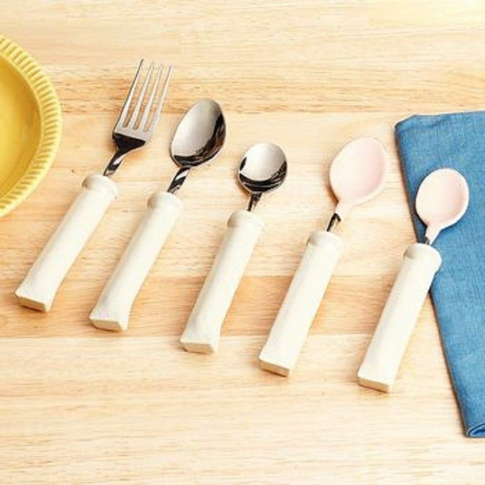 Patterson Medical Plastic Handle Bendable Utensils Youth Spoon/8"L