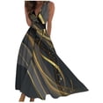 thumbnail image 3 of Jacenvly New Dresses for Women Spring/Summer Sleeveless Color V-Neck Wrapped Chest Dress Long Dress Comfort Fit Fashion Summer Dresses for Women 2024 Trendy Dark Gray, 3 of 6