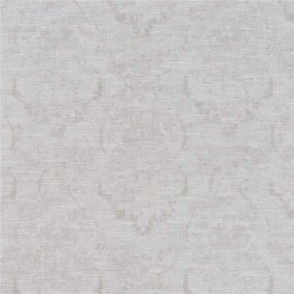 American Silk 22504 54 in. Heirloom Plain & Texture Design Silk Fabric Cloth, Paisley Crystal