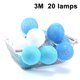 thumbnail image 1 of Autorización：Bola de algodón luces de hadas LED con pilas luz de hadas para decoración de luz nocturna interior como Navidad, boda, fiesta, habitación, cortina Adepaton 2034544-5, 1 of 9