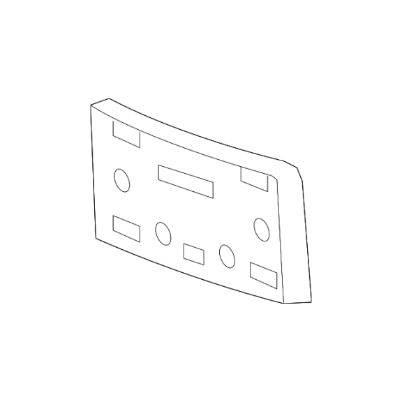 Genuine OE GM License Bracket 22740617