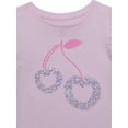 thumbnail image 3 of 365 Kids by Garanimals Girls Sequin Graphic Tee with Tulip Sleeves, Sizes 4-10, 3 of 3
