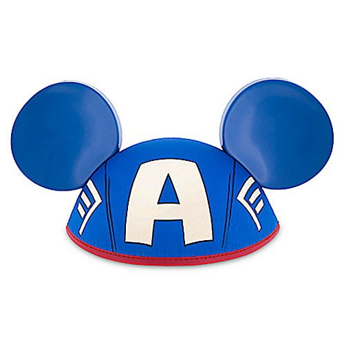 Disney Mickey Ears Hat Captain America 