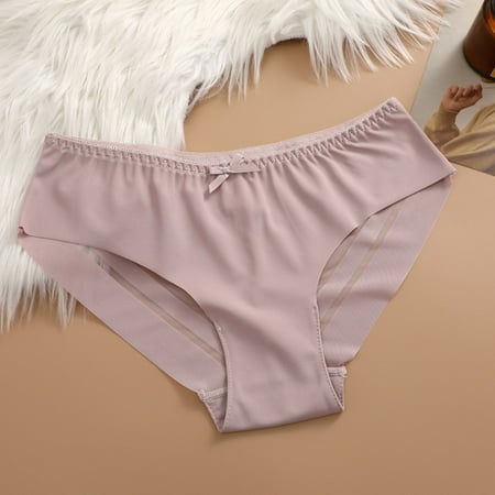 Value for Money  Comfortable Underwear  Women s Briefs  Soft Material  Seamless Design  Casual Panties  Everyday Wear  Breathable  Hypoallergenic  for Home/Office  Womens Plus Size Tops | Khaki S