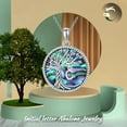 thumbnail image 3 of WINNICACA Mother's Day Gifts for Women S925 Sterling Silver with C Initial Letter Tree of life Necklace Family Tree Pendant Abalone Shell Jewelry Mothers Day Gifts for Mom, 3 of 6