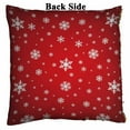 thumbnail image 2 of PKQWTM Snowflake Pattern Reversible Mermaid Cushion Cover Home Decor Sequin Pillow Case Size 16x16 inches, 2 of 2