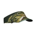 thumbnail image 1 of Fotbe Largemouth Bass jumps out of water Visera Deportiva con Diseño, Gorra Abierta Ajustable de Algodón para Mujer y Hombre, 1 of 7