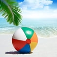 thumbnail image 5 of Pelota de playa inflable de 30 cm, globos de colores para fiestas en la piscina, juegos acuáticos, deportes de playa, pelota de ducha, juguetes divertidos para niños., 5 of 5
