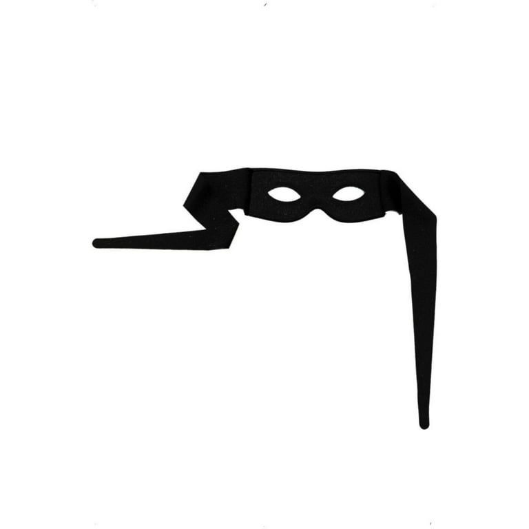 Bandit Eyemask and Tie Scarf Adult Black Bandit Eyemask and Tie Scarf Adult Black