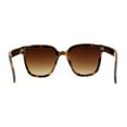 thumbnail image 2 of Womens Metal Brow Line Inset Lens Horn Rim Fashion Sunglasses Tortoise Brown, 2 of 5