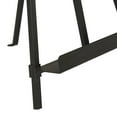 thumbnail image 5 of DecMode 13", 11"H Black Metal Tabletop Triangle Easel with Foldable Stand, 2-Pieces, 5 of 8
