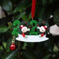 thumbnail image 4 of 2020 Adornos colgantes de árboles Cuarentena Santa Claus 2 Santa Sunnimix colgante de árbol de muñeco de nieve redondo, 4 of 7