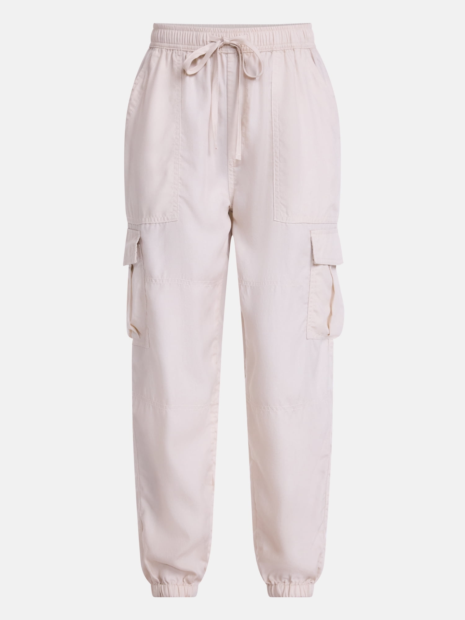 Scenario Women's Soft Fluid Cargo Joggers, 28" Inseam, Sizes XS-XXXL