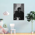 thumbnail image 4 of Odetari RAPPER Popular Art Poster Canvas Wall Art Prints Poster Gifts Photo Picture Painting Posters Room Decor Home Decorative 20x30inch(50x75cm), 4 of 6